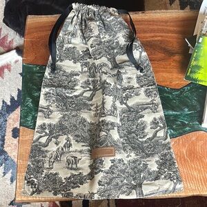 Double D Ranch Black and Cream Patterned Tote